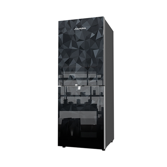 Jamuna JE5-TM2B8QD Silver Diamond Refrigerator 228L